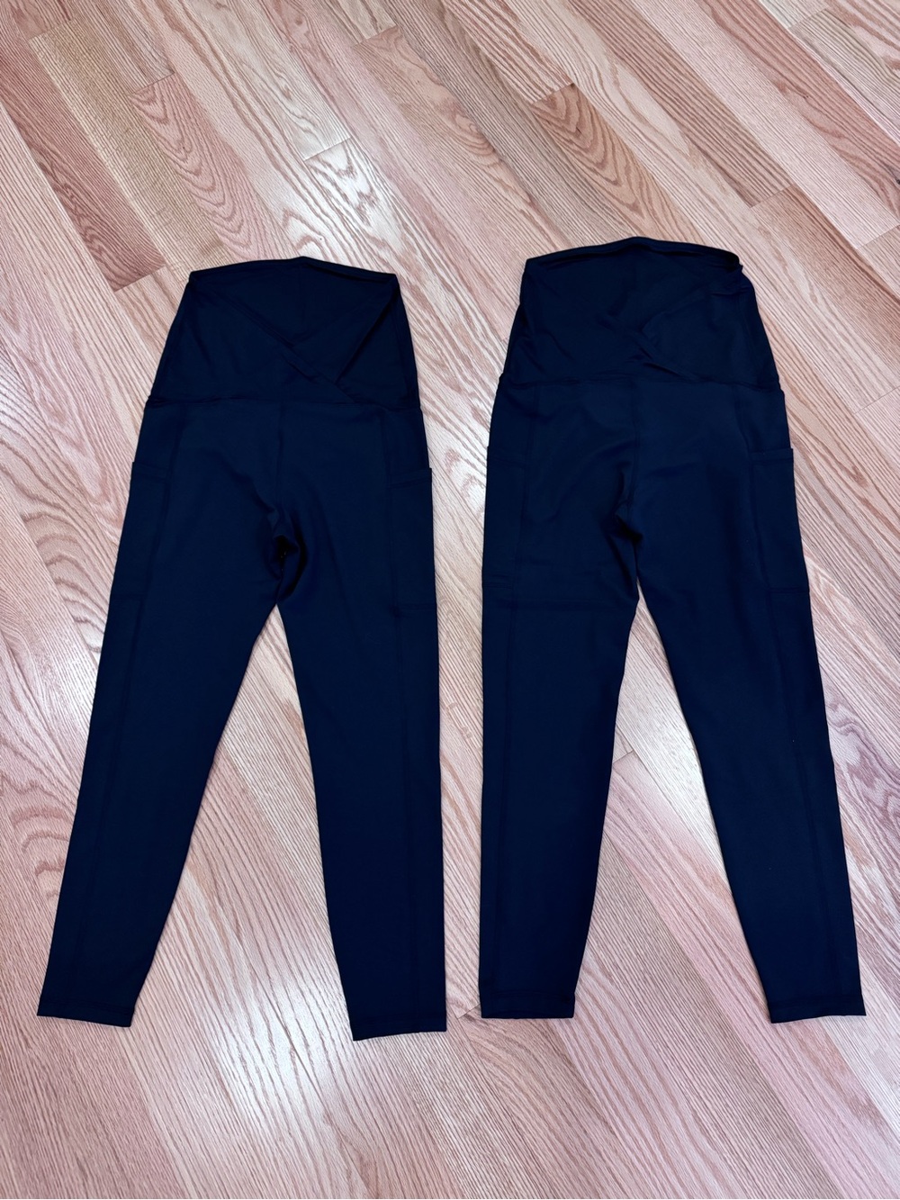 2 Pairs Ingrid and Isabel Women’s Maternity Black High-Waist Performance Legging